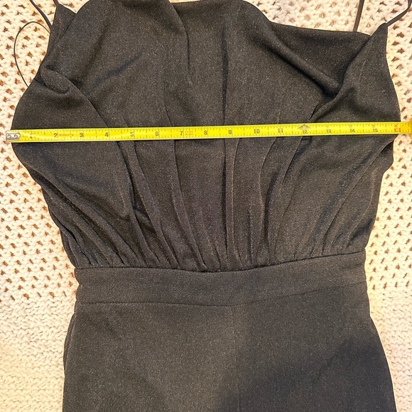 NEW MISHA MOURA JUMPSUIT SIZE 2 Elegant Black - Picture 7 of 13